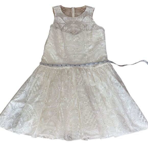 Marchesa Notte Sleeveless Lace Drop Waist Dress Size 4 NWT - Picture 12 of 15